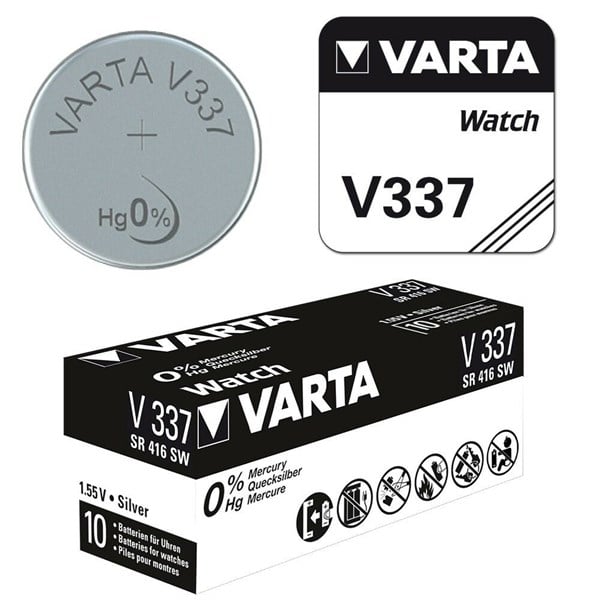 Varta 337 SR416SW Hafıza Saat Pili 10 Adet