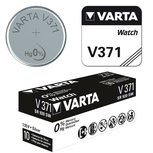 Varta AG6 - 371 - SR920SW Hafıza Saat Pili 10 Adet