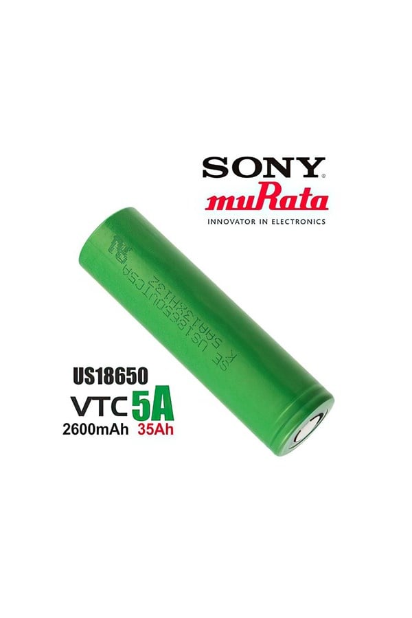 Sony 18650 VTC5 3.7V 2600 Mah Li-İon PİL(35A)