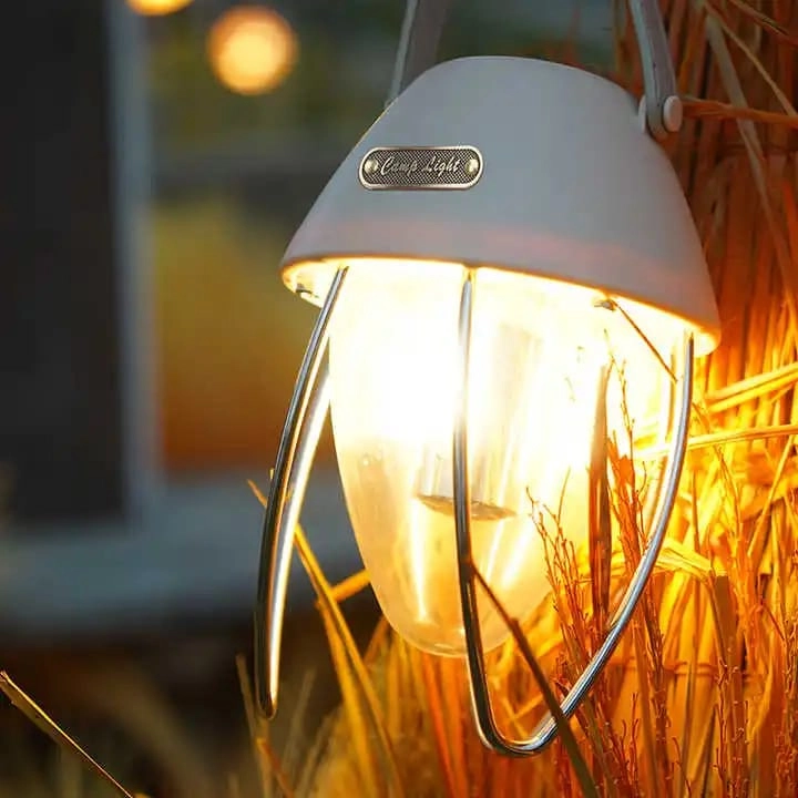  Wison WS-2020 Retro Şarjlı Kamp Lambası - 360 Derece Aydınlatmalı Dim Ayarlı Çadır Armatürü 