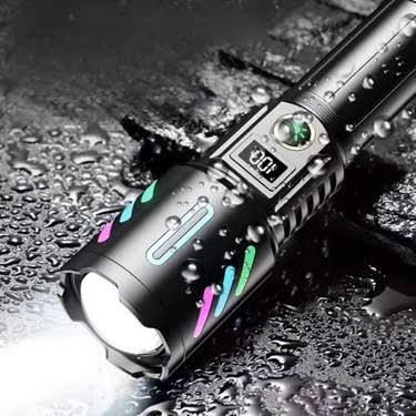 Wison WS-9944 25W 2500 Lümen Beyaz Lazer LED Uzun Menzilli Şarjlı El Feneri - Zoomlu ve Fosforlu Alüminyum Gövde