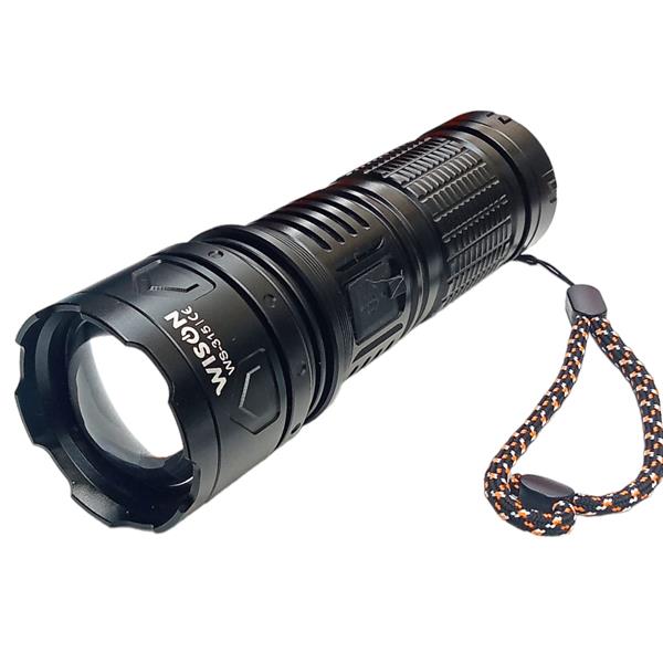 WISON WS-315 50W Profesyonel Zoomlu Avcı Feneri Yeniden Şarj Edilebilir 50W