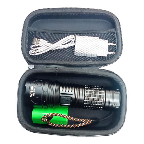 WISON WS-315 50W Profesyonel Zoomlu Avcı Feneri Yeniden Şarj Edilebilir 50W