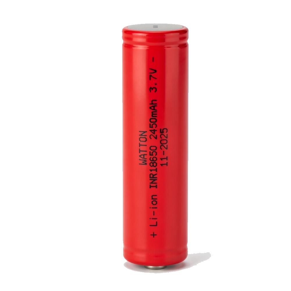 18650 2450mAh 3.7V Li-ion Şarj Edilebilir Pil Güçlü Performans Yüksek Kapasiteli WT-INR18650