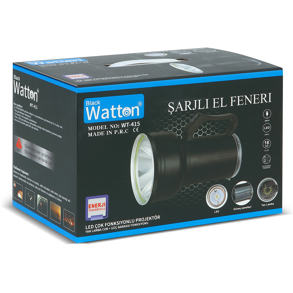 Güneş Enerjili LED Fener – Pratik ve Ekonomik Aydınlatma WT-415