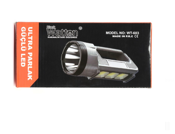Şarjlı Fener ve Masa Lambası Çok Fonksiyonlu LED Aydınlatma Güçlü Işık WT-603