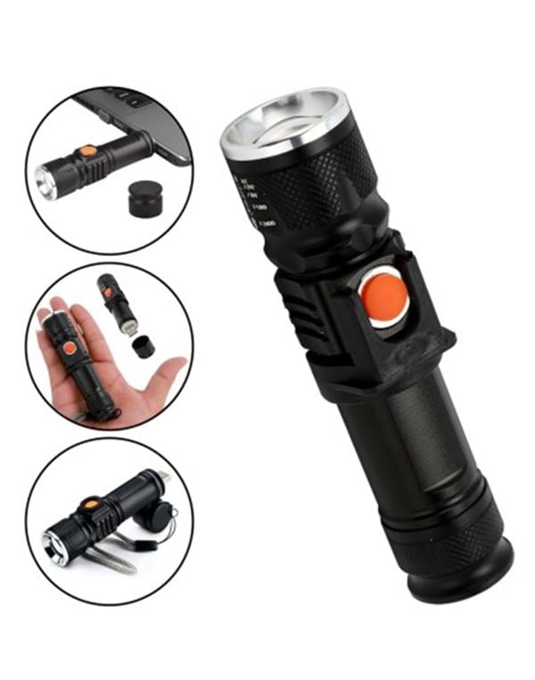 WATTON WT-622 / P50 LED ŞARJLI MIKNATISLI USB EL FENERİ