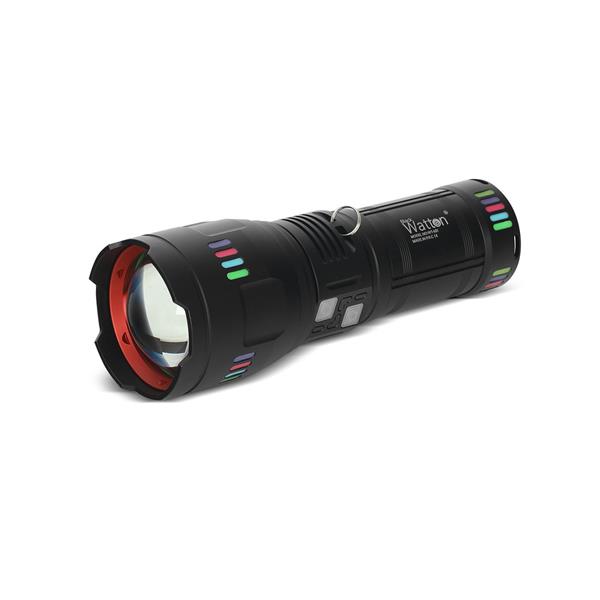 WATTON WT-631 Lazer Etkili Profesyonel El Feneri 30000 Lümen