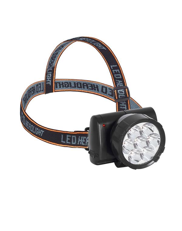 7 LED’li Şarjlı Baret Kafa Lambası Güçlü Aydınlatma İş ve Profesyonel Kullanım WT-701