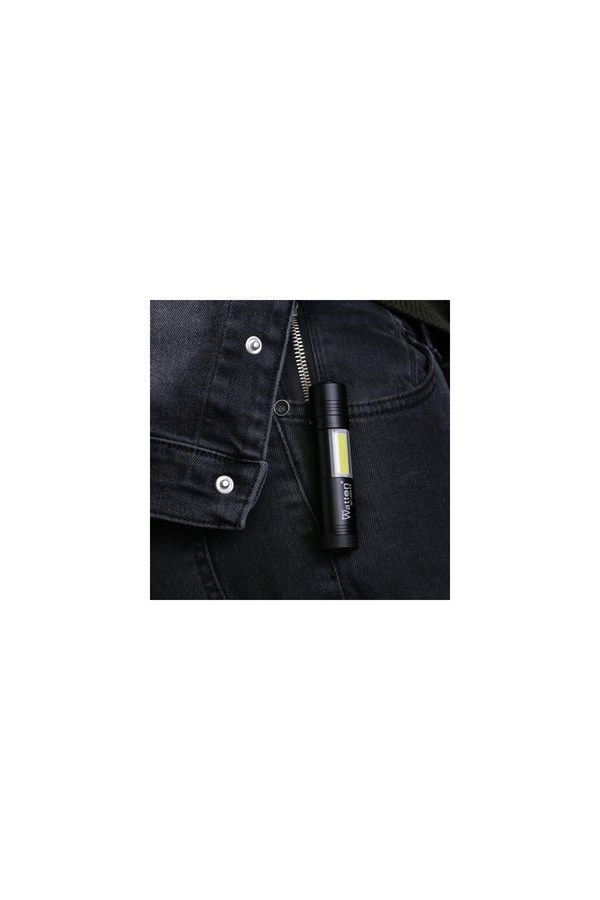 Watton Wt-022 Mini Güçlü Sarjli Pilli EL Feneri Çok Fonksiyonlu