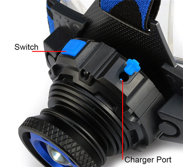 Watton Q5 Şarjlı Kafa Feneri Kaliteli Led Işıklı Lamba WT-121