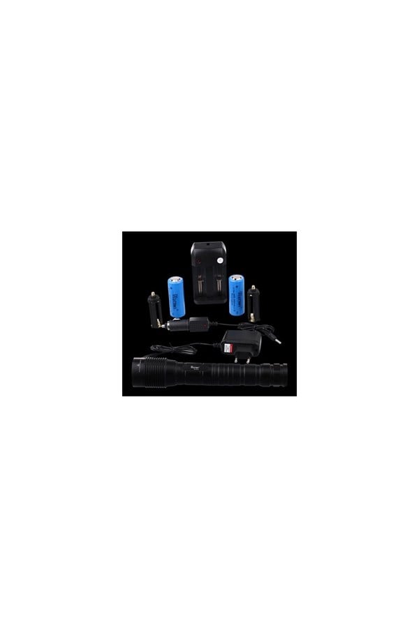Watton WT-140 T6 Çift Pilli Şarjlı Zoomlu Fener