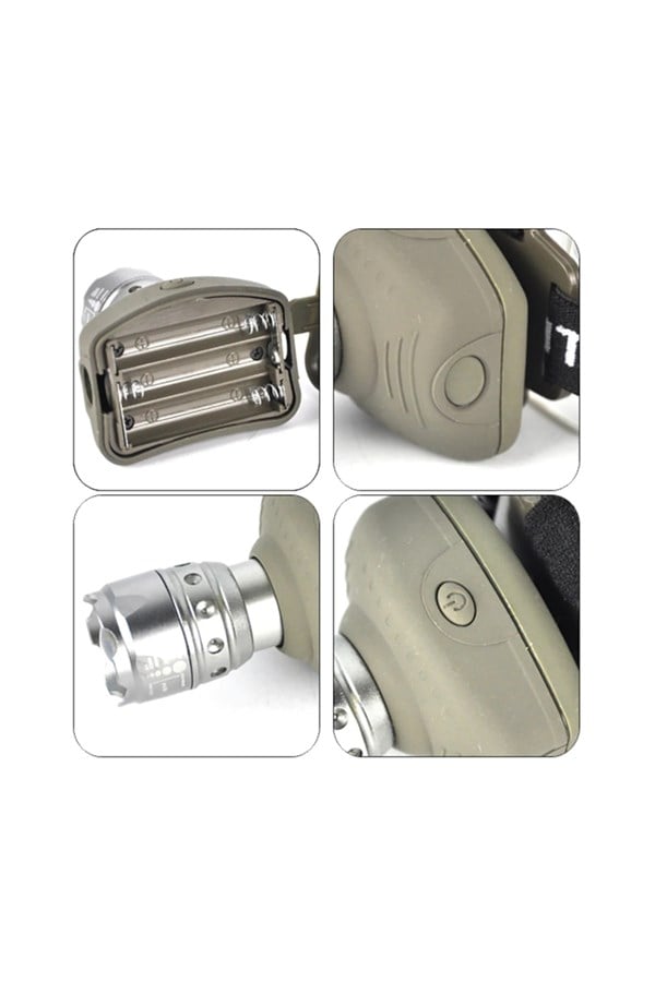 ZOOMLU LED KAFA FENERİ Watton Wt-053